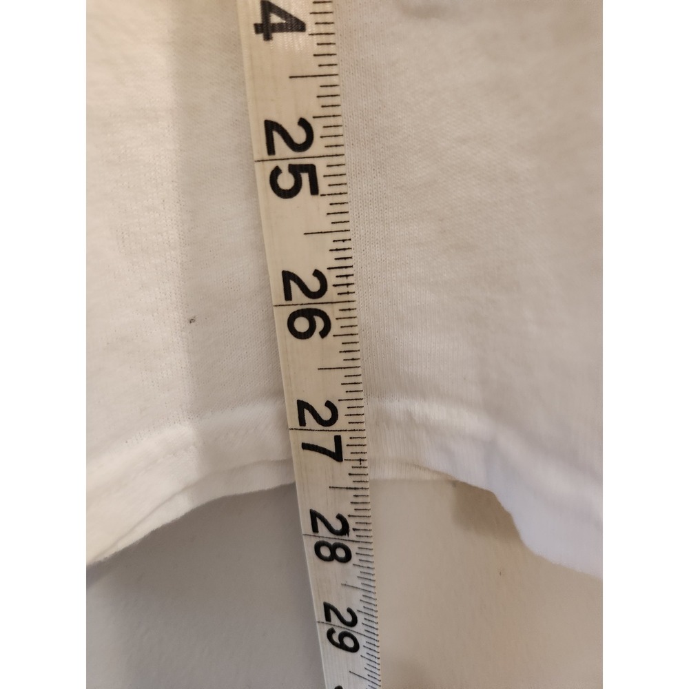 Christmas Junkie T Shirt Adult Size XL 100%‎ Cotton White Long Sleeve - Picture 5 of 7